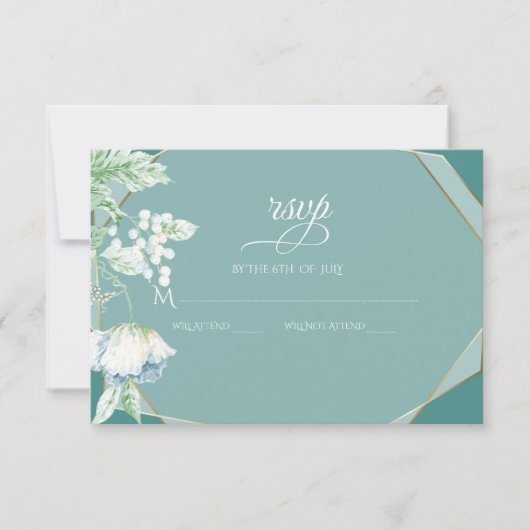 RSVP | Wilde bloemen en Bergen Geometrisch (Voorkant)