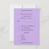 RSVP zeer zacht Violet Weddenschap (Voorkant)