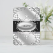 RSVP zwart en zilver (Staand voorkant)