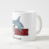RSVPShark Coffee-Mok Extra Grote Mok (Voorkant rechts)