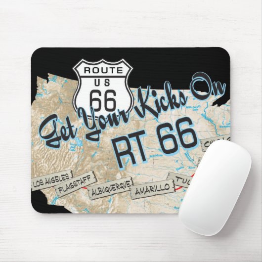RT 66 mousepad Muismat (Met muis)