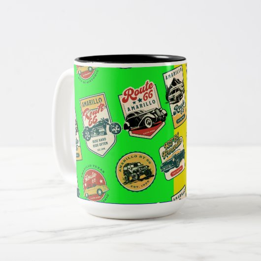 Rt 66 Mug - Amarillo TX (Devant gauche)