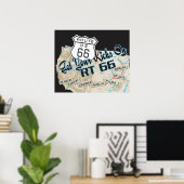 RT 66 Poster (Thuiskantoor)