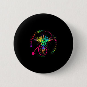 Rt ademhalingstherapie therapeut grappige rt zorg ronde button 5,7 cm