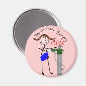 RT Chick O2 Tank en Ambu Bag Stick People Magneet (Voorkant / Achterkant)