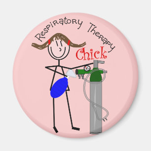 RT Chick O2 Tank en Ambu Bag Stick People Magneet