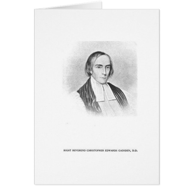 Rt. Le révérend Christopher Edwards Gadsden (Devant)