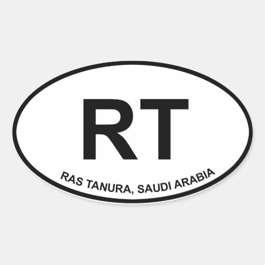 RT Ovale Sticker (Voorkant)