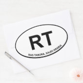 RT Ovale Sticker (Envelop)
