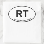 RT Ovale Sticker (Tas)