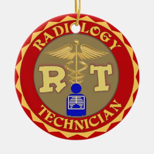 RT RADIOLOGY TECHNICIAN CHRISTMAS ORNAMENT X-RAY (Voorkant)