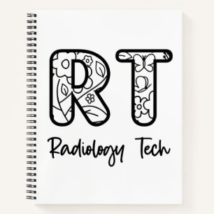 RT RT-radiotechnicus röntgenfoto's van radiologie  Notitieboek