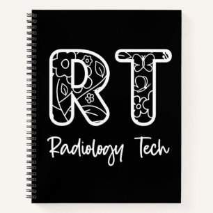 RT RT-radiotechnicus röntgenfoto's van radiologie  Notitieboek
