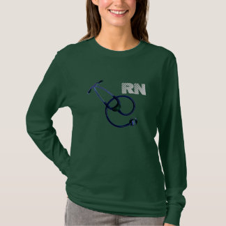 Rt-shirt met stethoscoop t-shirt