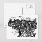 RTA Shaker Square-Briefkaart Briefkaart (Voorkant / Achterkant)