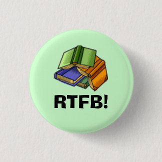 RTFB! RONDE BUTTON 3,2 CM