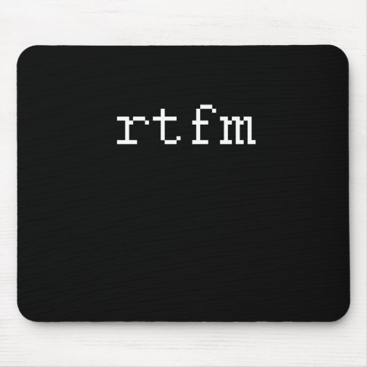 RTFM MUISMAT (Voorkant)