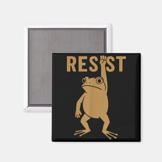 Rtland Frog Funny City Art - Rtland Frog Protest Magneet (Voorkant / Achterkant)