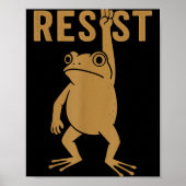 Rtland Frog Funny City Art - Rtland Frog Protest Poster (Voorkant)
