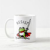Rtland Frog Protest Resist Funny Frogs Activist Koffiemok (Links)