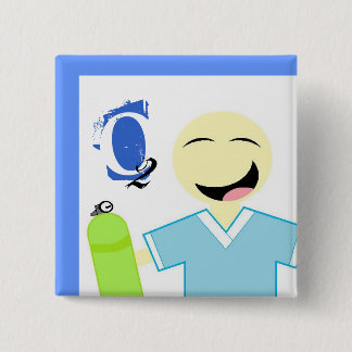 RTman Vierkante Button 5,1 Cm