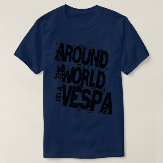 RTW op scooter T-shirt (Design voorkant)