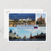 RU Rusland - Moskou - Briefkaart (Voorkant / Achterkant)