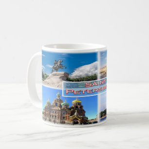 RU Sint-Petersburg - Bronze Horseman - Hermitage Koffiemok