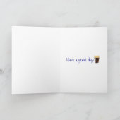 Ruaridh rugby orangoutan carte d'anniversaire (Intérieur)