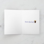 Ruaridh rugby orangoutan carte de Fête des pères (Intérieur)