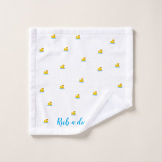 Rub A Dub Dub Duck Washcloth Washandje