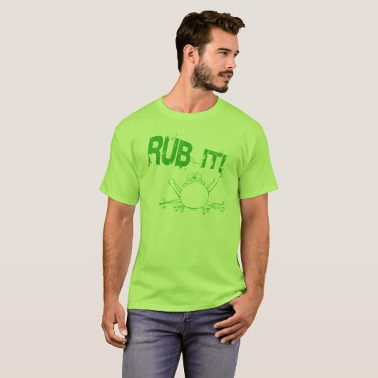 Rub het t-shirt (Voorkant volledig)