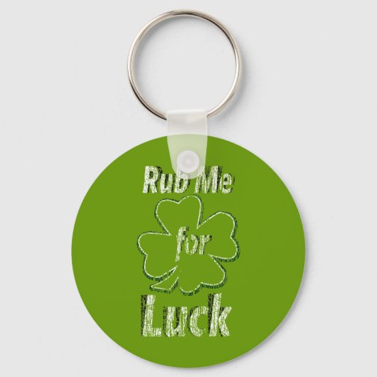 Rub me voor Good Luck Sleutelhanger (Voorkant)