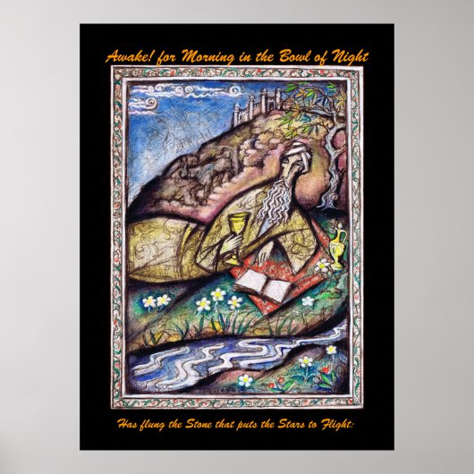 Rubaiyat afdrukken poster (Voorkant)