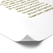 Ruban blanc et or 11 Tableau Mariage de table (Coin)