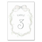 Ruban blanc Numéro de la table de respiration du b (Dos)