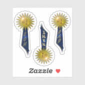 Ruban bleu #1 Étiquette père #1 Son (Feuille)