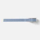 Ruban bleu doux en satin gris (Devant)