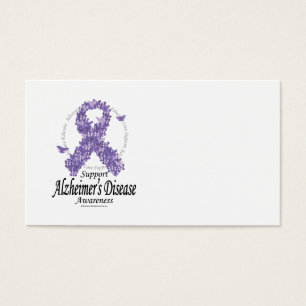 Ruban d'Alzheimers des papillons