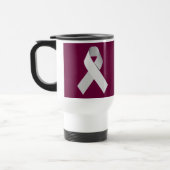 Ruban d'argent de conscience de dyslexie - tasse (Gauche)