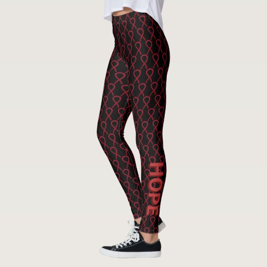 Ruban d'art de la conscience bourguignonne Legging (Gauche)