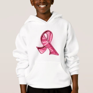 Ruban de filigrane de slogan de cancer du sein