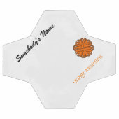 Ruban de fleurs orange Modèle par Kenneth Yoncich (Plat)