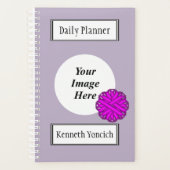 Ruban de fleurs violettes par Kenneth Yoncich (Devant)