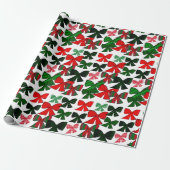 ruban de Noël papier cadeau de Noël (Déroulé)