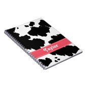 Ruban de rose de journal de carnet d'impression de (Côté Droit)