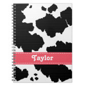 Ruban de rose de journal de carnet d'impression de (Devant)