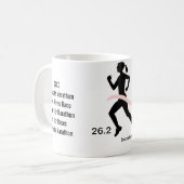 Ruban de rose de tasse du marathon des femmes (Devant gauche)