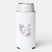 Ruban de rose violette 40e anniversaire Glacière (Seltzer Verso)