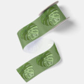 Ruban de satin en denim vert (Dos)